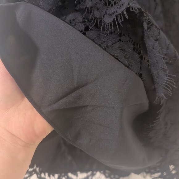 Rachel Zoe | Brody Lace Off-the-Shoulder Blouse in Navy - Picture 11 of 11